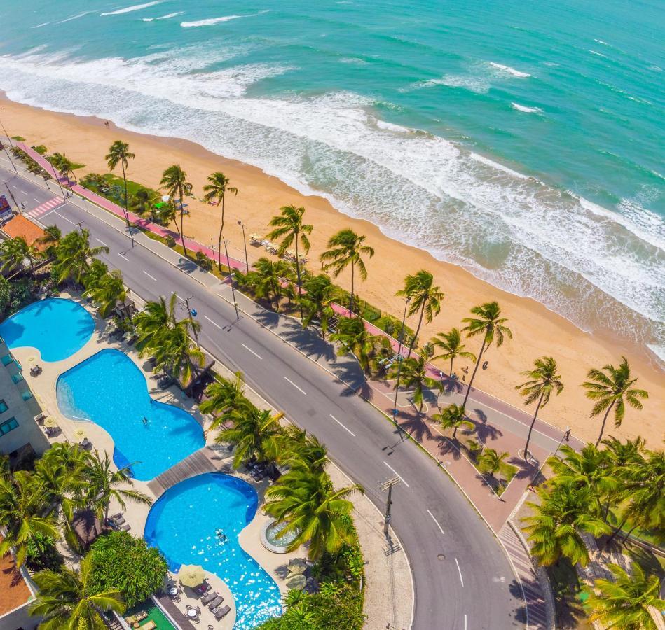 فندق ريتز لاجوا دا أنتا هوتل آند سبا Maceió المظهر الخارجي الصورة Aerial view of the beach